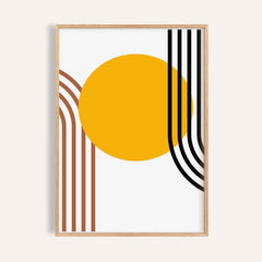 Bauhaus Sun Print