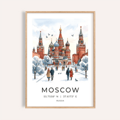 Moscow City Art Print
