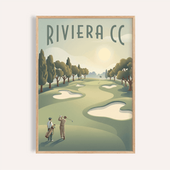 Golf Landscape Poster