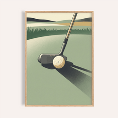 Golf Putter Art Print