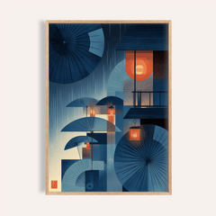 Japanese Umbrella Wall Art