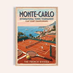 Monte Carlo Tennis Print