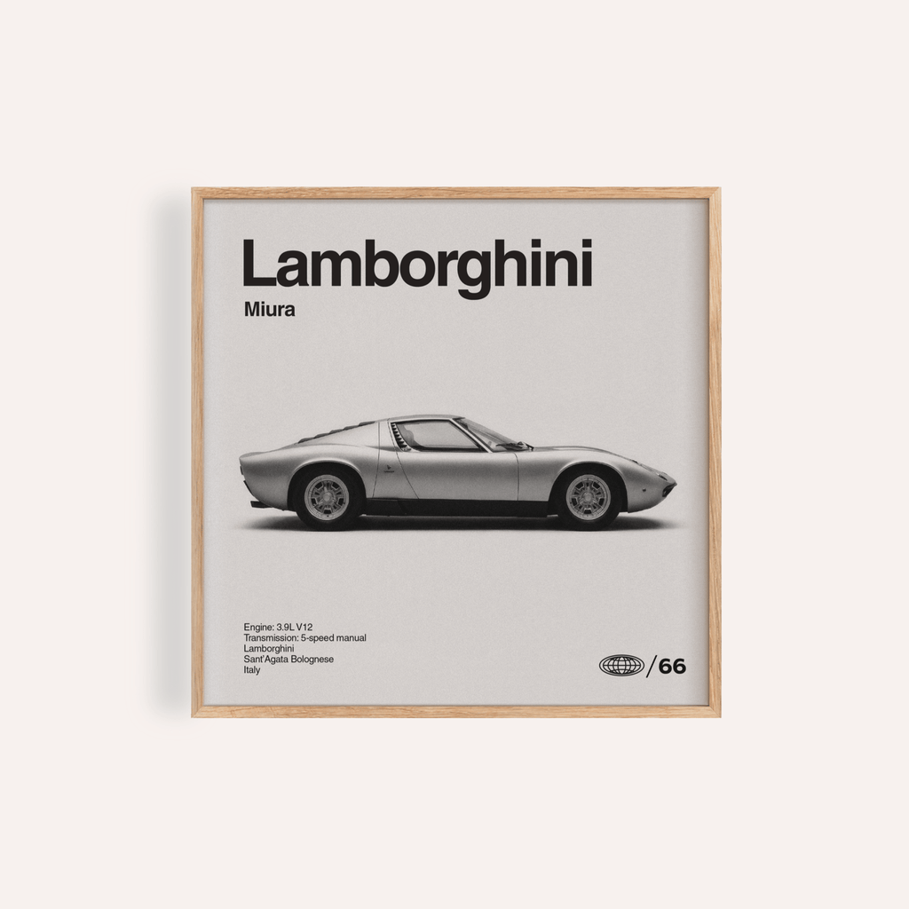 Lamborghini Miura パネルアート価格相談（AI調べ） Lamborghini Miura