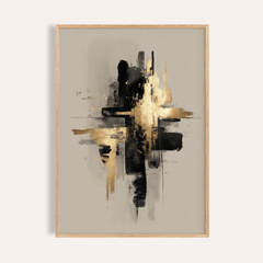 Black And Gold Poster