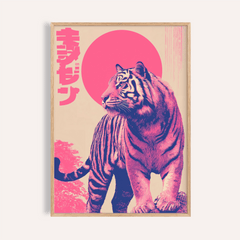 Colorful Tiger Wall Art