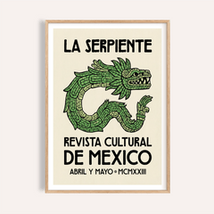Serpent Cultural Art Print