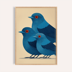 Blue Bird Art Print
