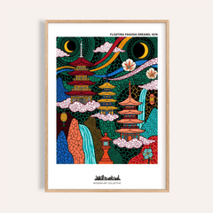 Japanese Pagoda Wall Art