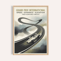 Floating Race Circuit Poster