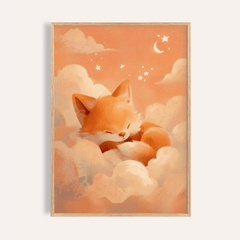 Sleeping Fox Art Print