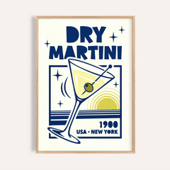 Dry Martini Poster