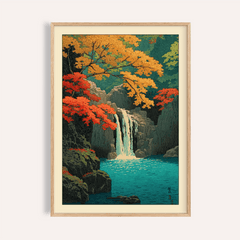 Hasui Kawase Waterfall Print