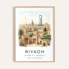 Riyadh Cityscape Wall Art