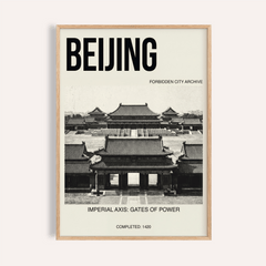 Beijing Architecture Art Print