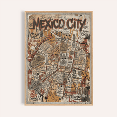 Mexico Map Poster