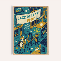 Paris Jazz Poster