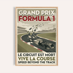 Vintage Grand Prix Art Print