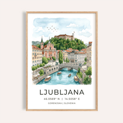 Ljubljana Art Print