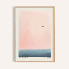 Pink and Blue Wall Art