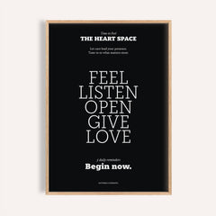 Wall Quotes for Bedroom typographic print with white motivational words on black background