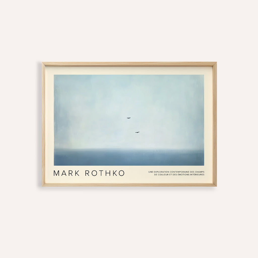 Wall Art Light Blue – Minimalist Sky Print | Laboo Studio