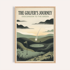 Golf Landscape Art Print