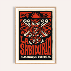 Cultural Owls Poster