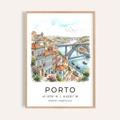 Porto City Art Print