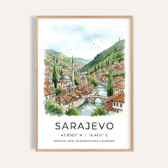 Sarajevo City Print