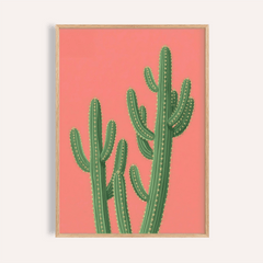 Pink Cactus Painting