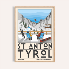 St Anton Tyrol Art Print