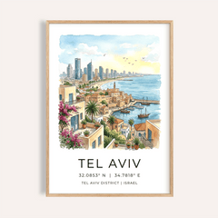 Tel Aviv Art Print