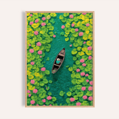 Colorful Water Lily Poster