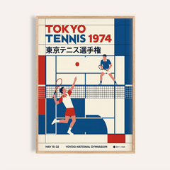 Tokyo Tennis Poster