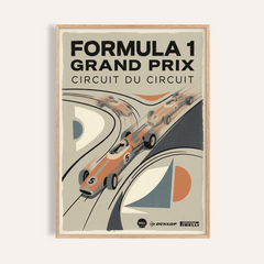 Vintage Racing Poster