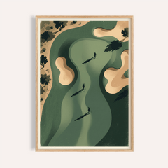 Golf Silhouette Wall Art