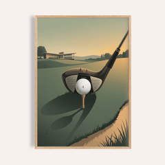 Golf Driver Art Print