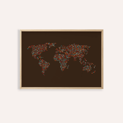 Map Of The World Poster