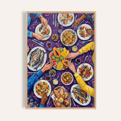 Colorful Dining Poster