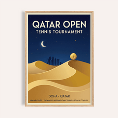 Qatar Open Tennis Print