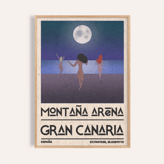 Beach Figures Art Print