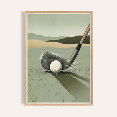 Golf Iron Seven Print