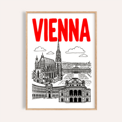 Vienna Cityscape Print