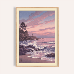 Lighthouse Sunset Wall Art