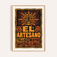 Folk Art Poster