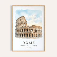 Rome Colosseum Art Print