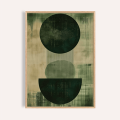 Green Wabi Sabi Print