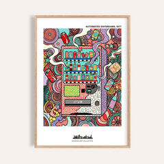 Vending Machine Art Print