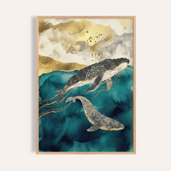 Whale Art Print