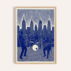 Jazz Band Wall Art